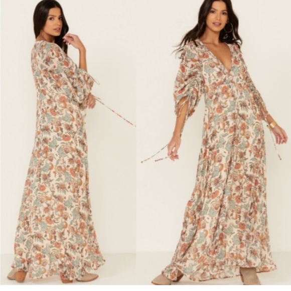 Free People Earthfolk Floral Maxi Dress - Picture 3 of 13